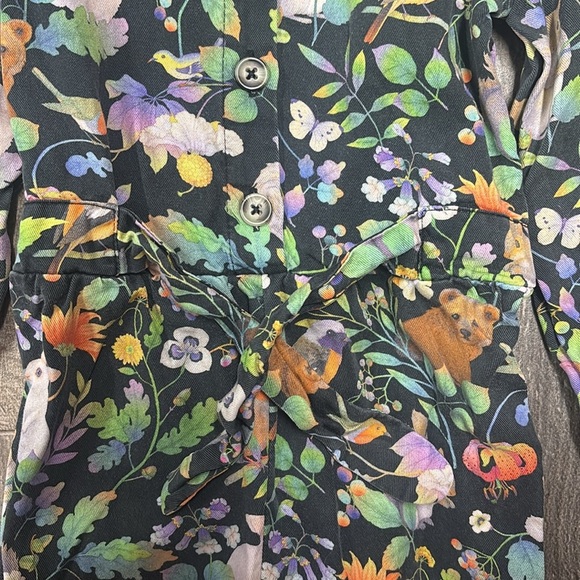 H&M x Whooli Chen Lyocell Woodlands Jumpsuit Size 5t - Picture 3 of 5